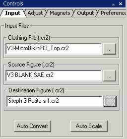 Вкладка Input